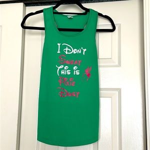 Disney Tank Top - I don’t sweat, this is pixie dust